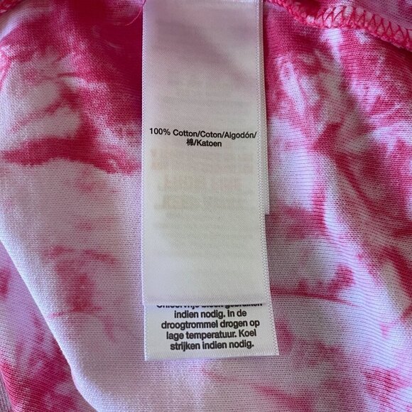 DKNY Sport Tie-Dyed Sweatshirt, NWT $69 Pink White Long Sleeves Women's Size 3X - Picture 8 of 10
